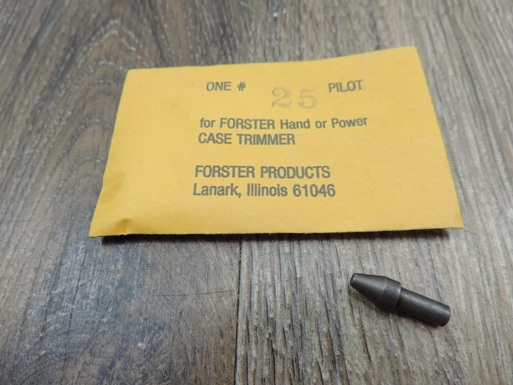 Forster Case Trimmer Pilot #25