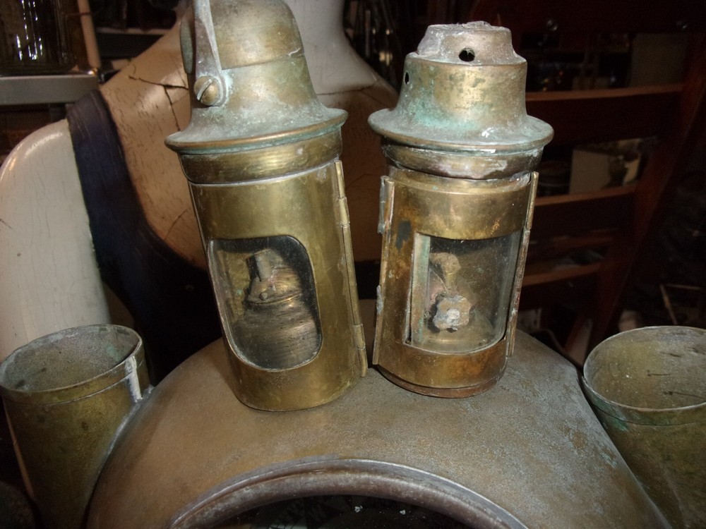 vintage viking binnacle compass