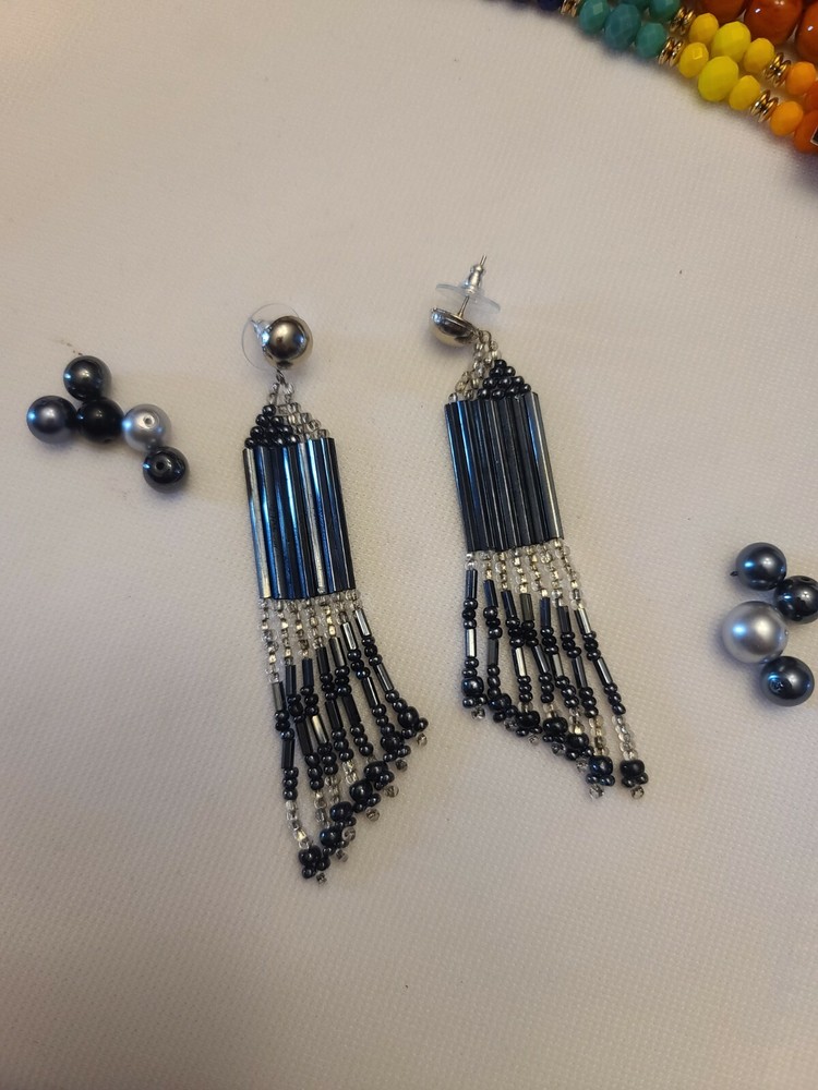 handmade beaded earrings