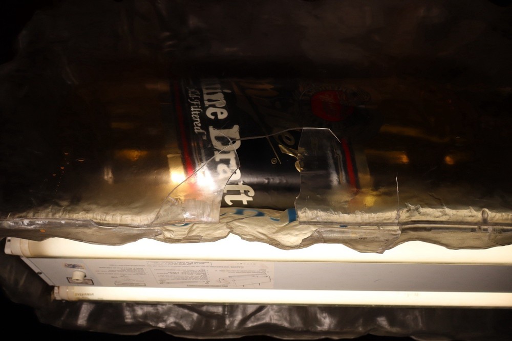 Miller Genuine Draft Bottle Encased in Ice Pool Table Light. *PLEASE READ*