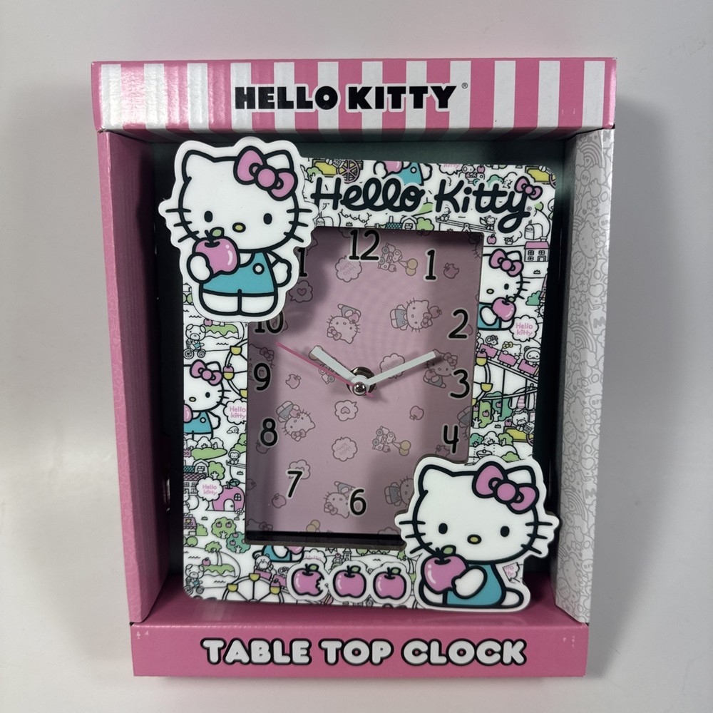 Sanrio Hello Kitty Table Top Analog Clock