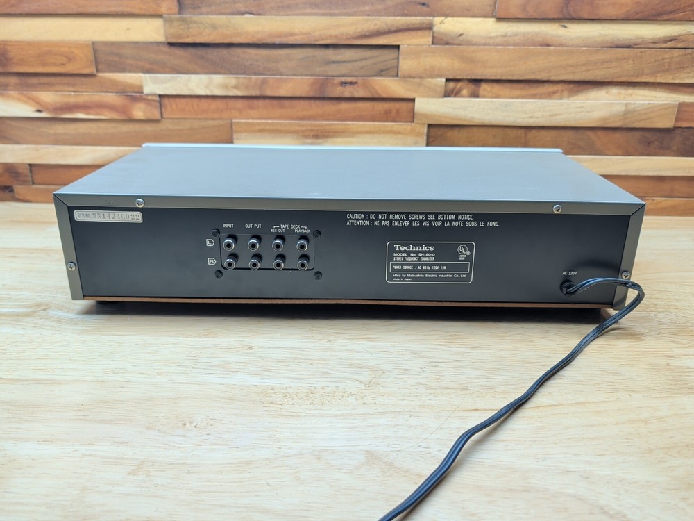 Technics SH-8010 Stereo Frequency Equalizer EQ HiFi Stereo - Cleaned & Tested