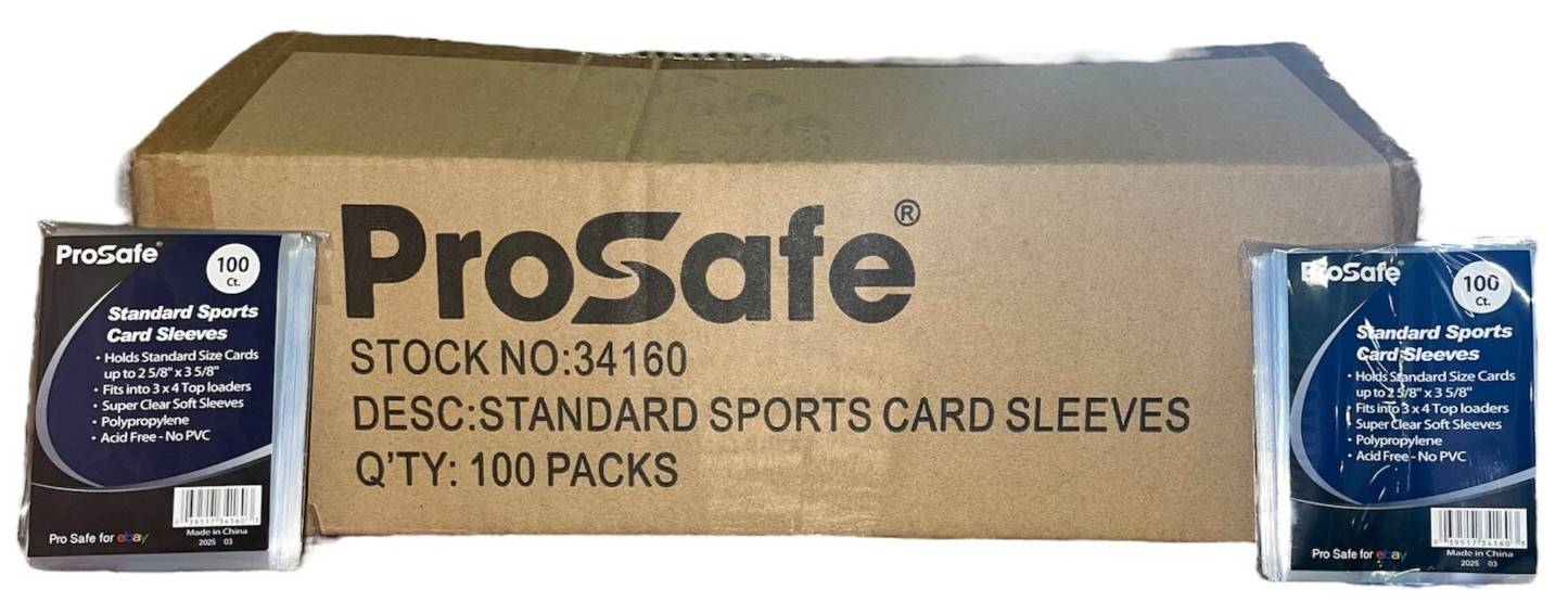 10000 Pro Safe SOFT SPORTS PENNY REGULAR STANDARD CARD SLEEVES NEW CASE 34160