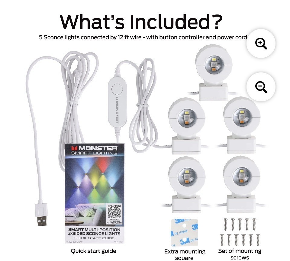 NIB Monster Smart Light Scones