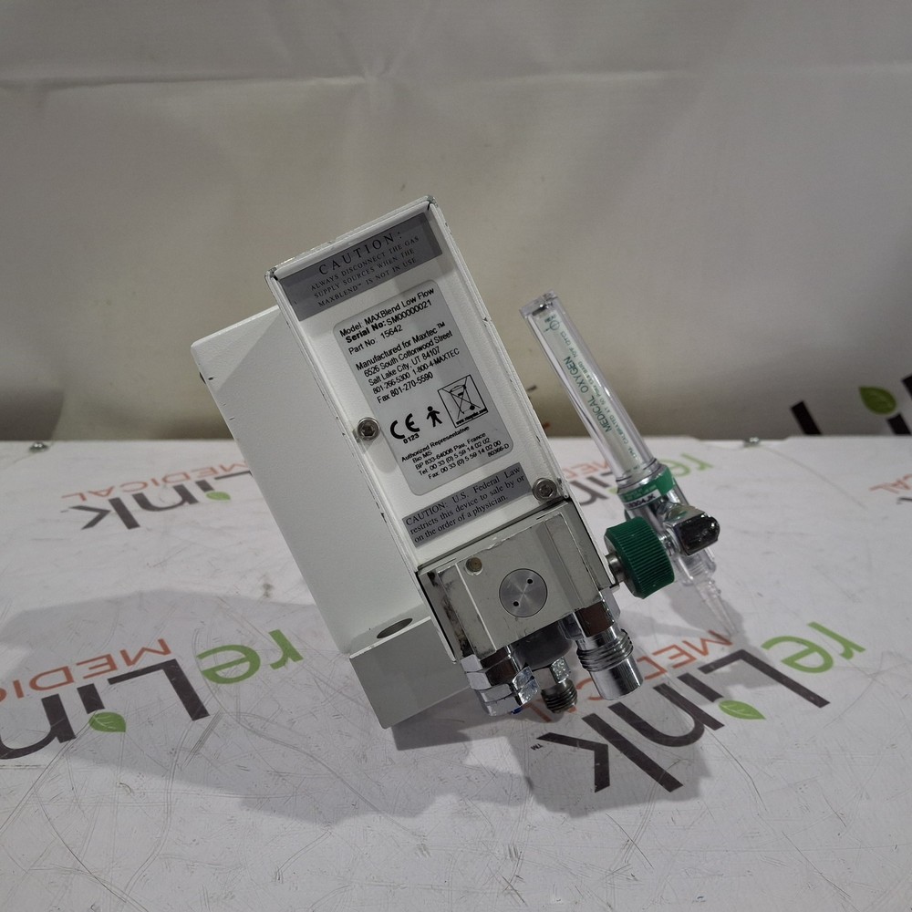 Maxtec, Inc. MAXBlend Low Flow Air/Oxygen Blender