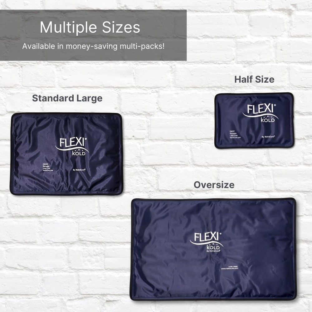 Medium FlexiKold Reusable Cold Pack for Injuries - Ideal for Face, Hip, and Leg