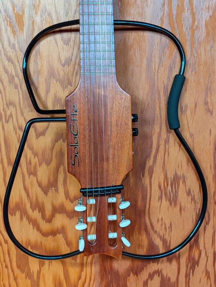 Soloette Wright Guitar Nylon String w/ case - Tested/Video Demo