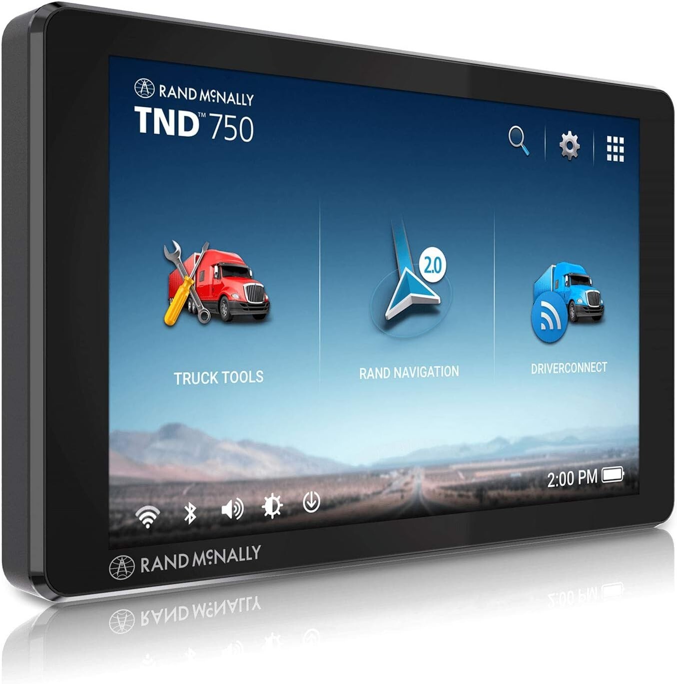 RAND MCNALLY TND 750 TND750 7" TRUCK GPS RECEIVER LIFETIME MAPS UPDATED LATEST