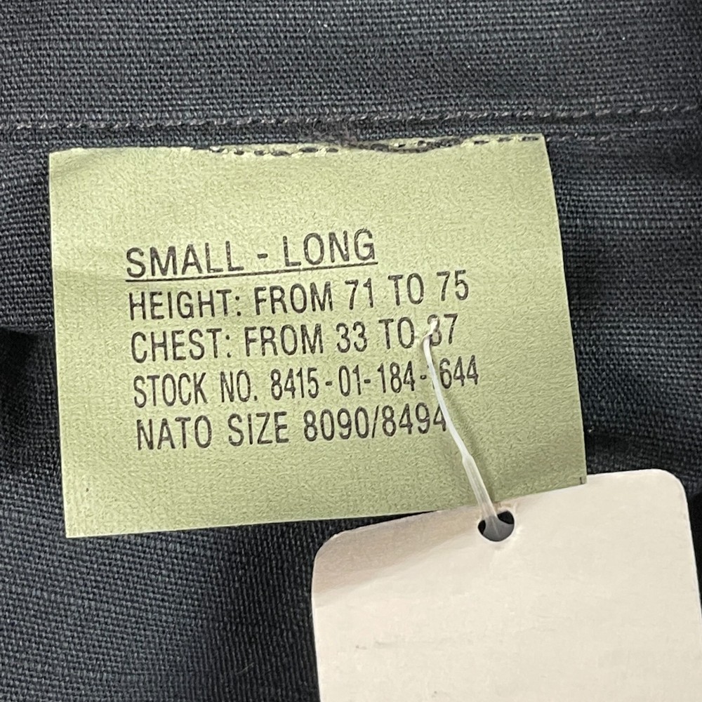 NEW BDU Propper Jacket - Black - Small Long