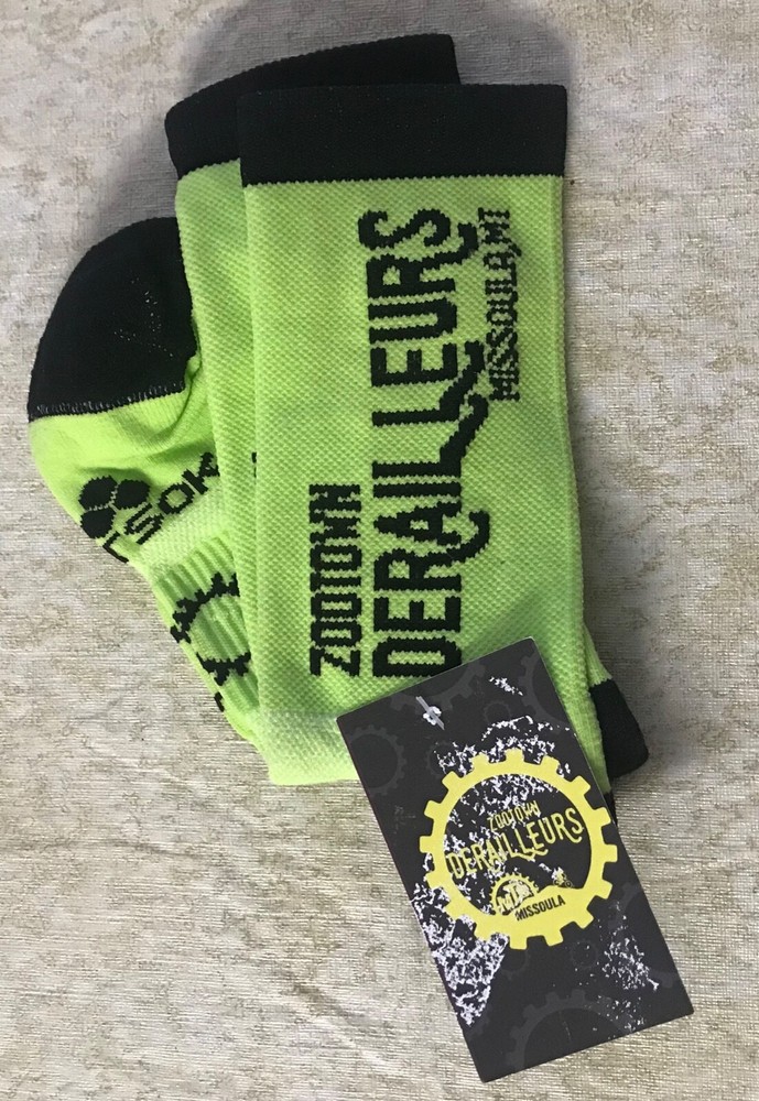 Cycling Socks, Green, Medium