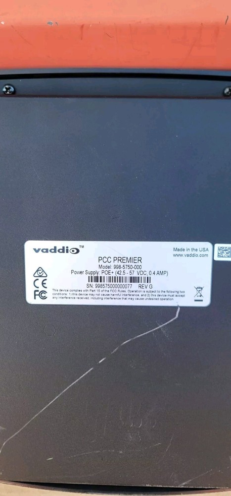 Vaddio 998-5750-000 PCC Premier Precision Camera Controller