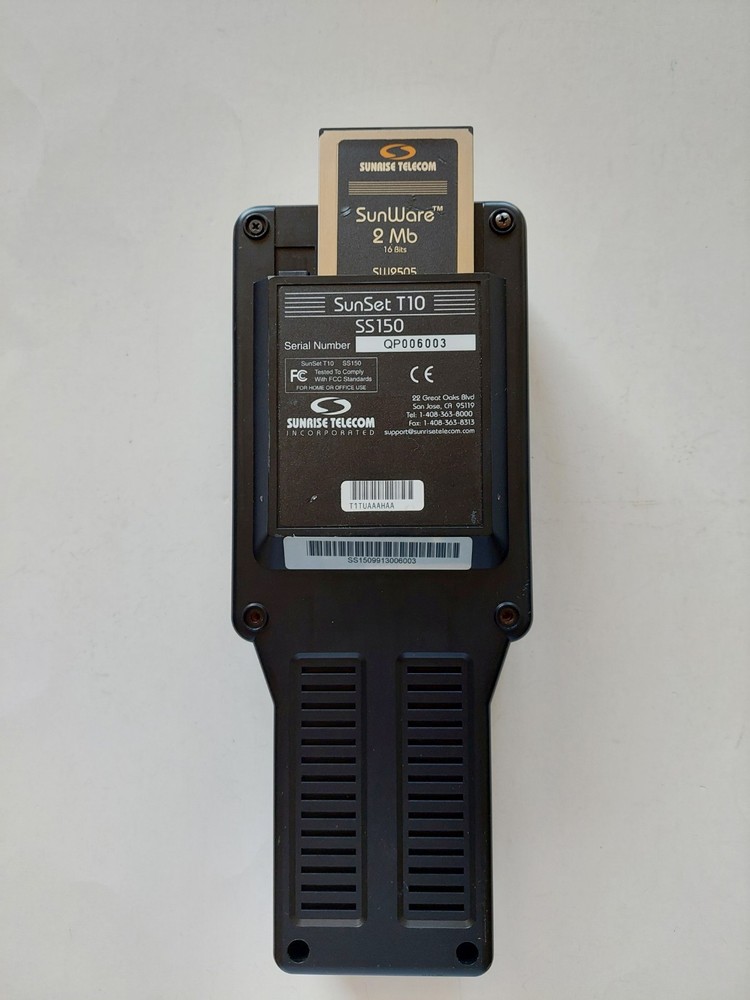 Sunrise Telecom Sunset T10 SS150 Communication Analyzer