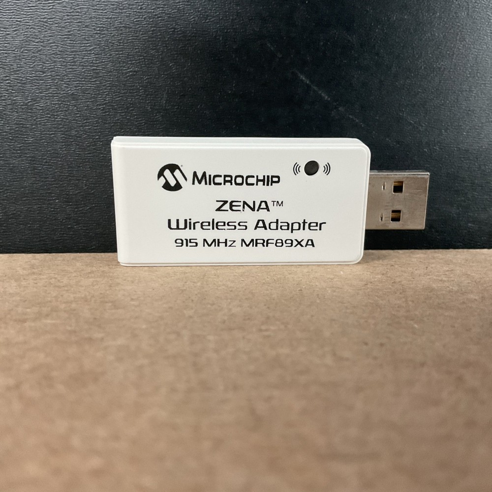 Microchip ZENA Wireless Adapter 915 MHz MRF89XA - Working