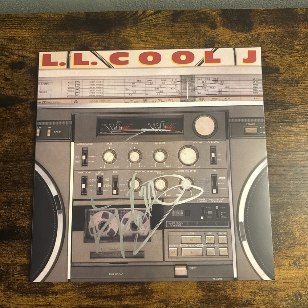 LL COOL J signed autographed Radio Album Vinyl LP Beckett Coa