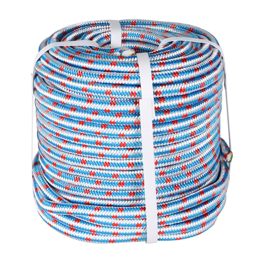 Double Braid Polyester Nylon Arborist Tree Rope 16 Strand 1/2"×150'
