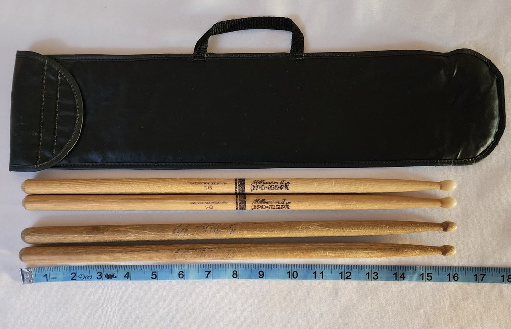 Pro-Mark Millenium II 5B & LA Special Drum Sticks with Case Hickory