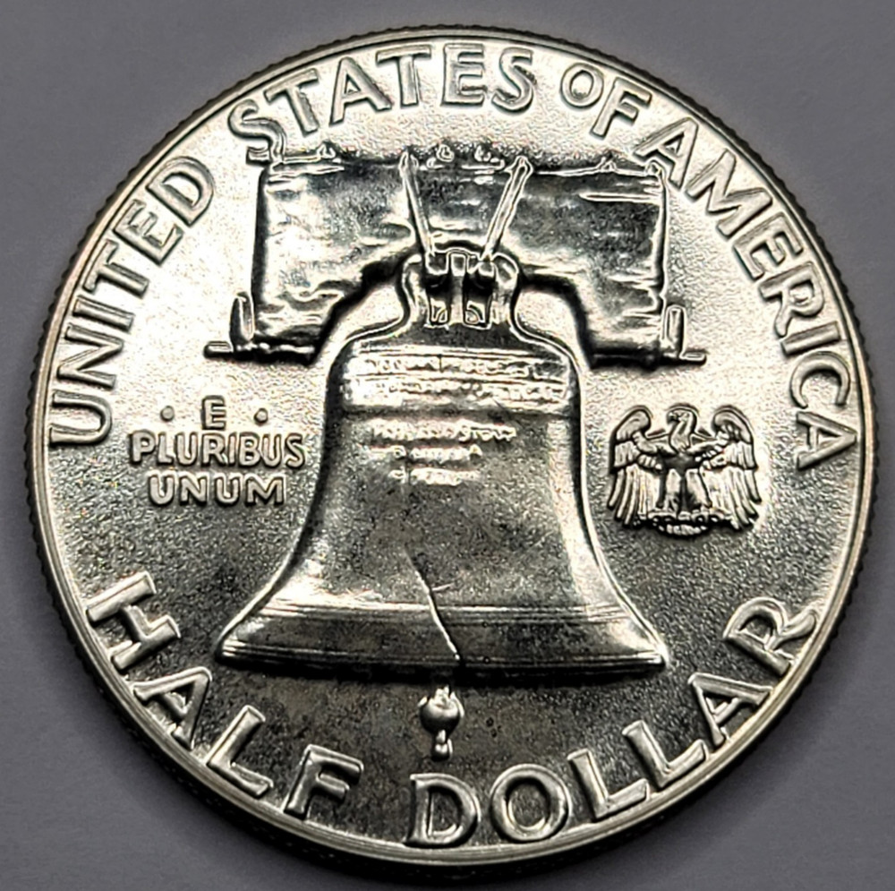 1957 Gem Proof Franklin Half Dollar 90% Silver