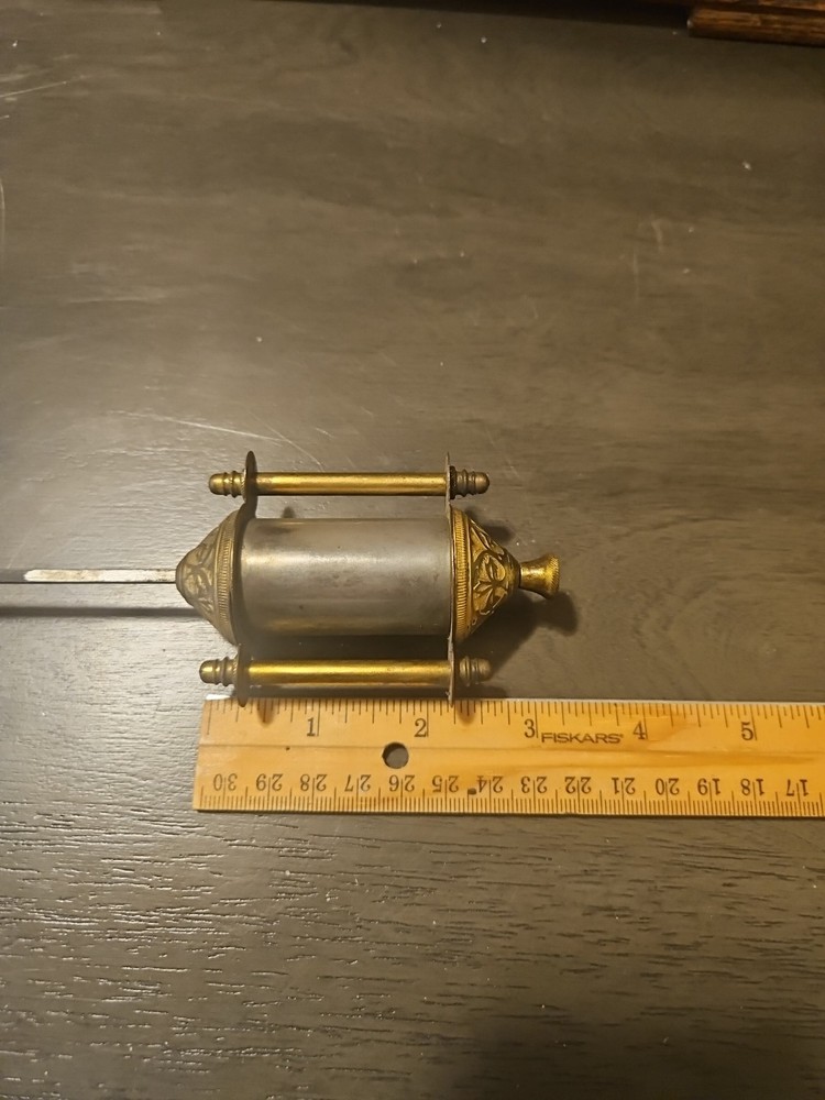 Antique Shelf Clock Single Barrel Mercury Pendulum