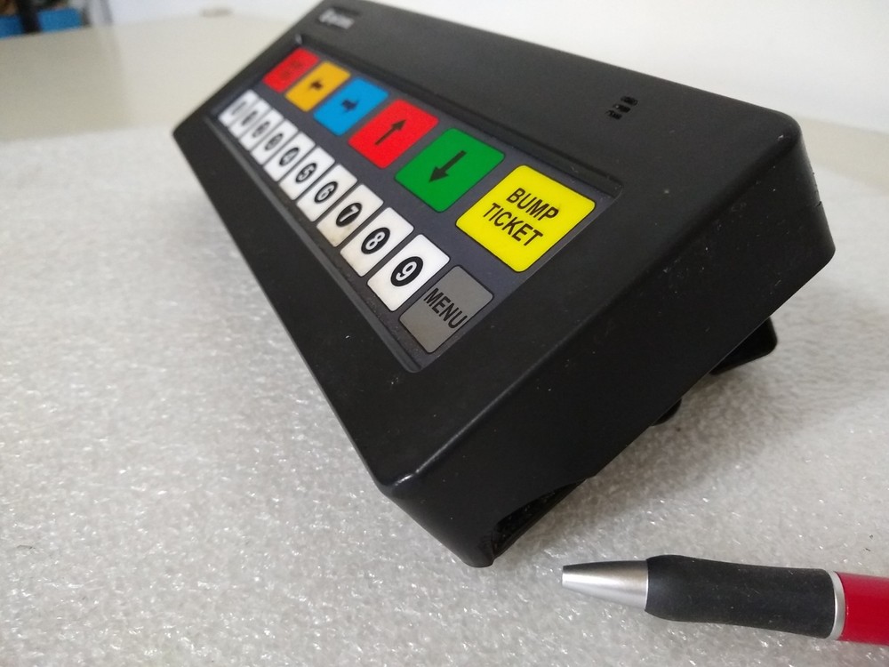Logic Controls KB1700 17 Key Programmable Keypad - Bump Bar - Black PART ONLY