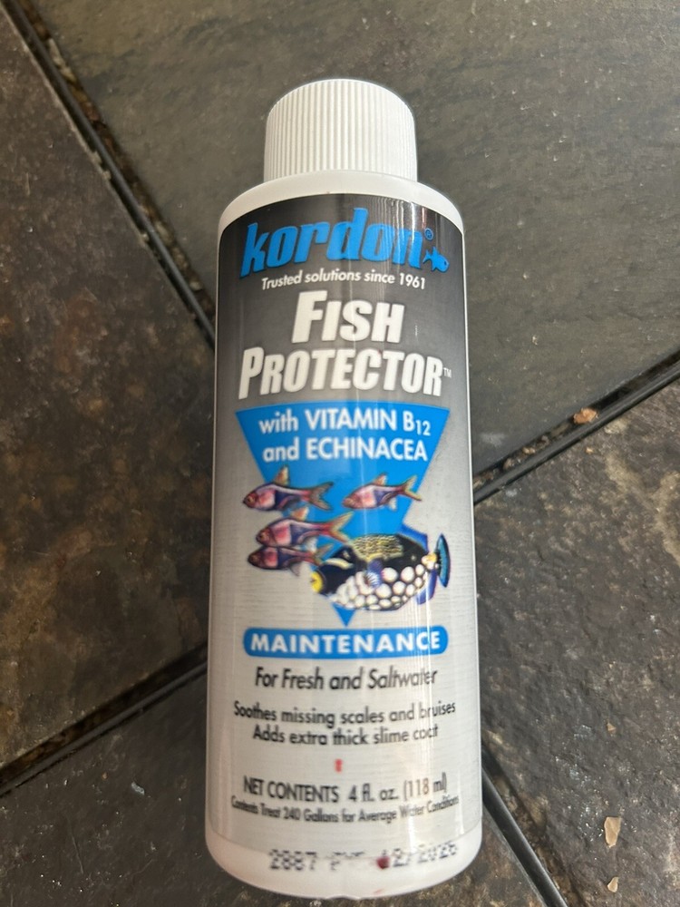 ❤️KORDON #31444Fish Protector for Aquarium, 4oz(12/26)