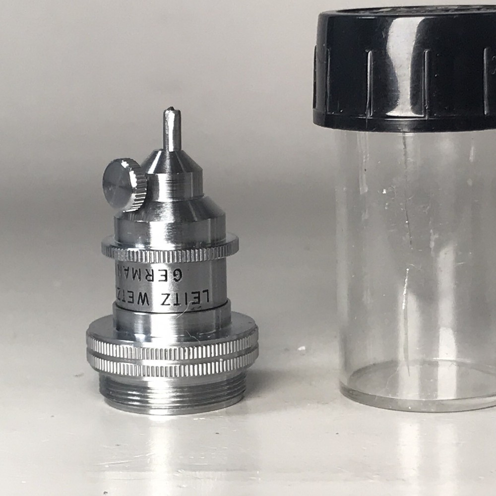 RARE LEITZ WETZLAR MARKER OBJECTIVE DIAMOND TIP MICROSCOPE PART