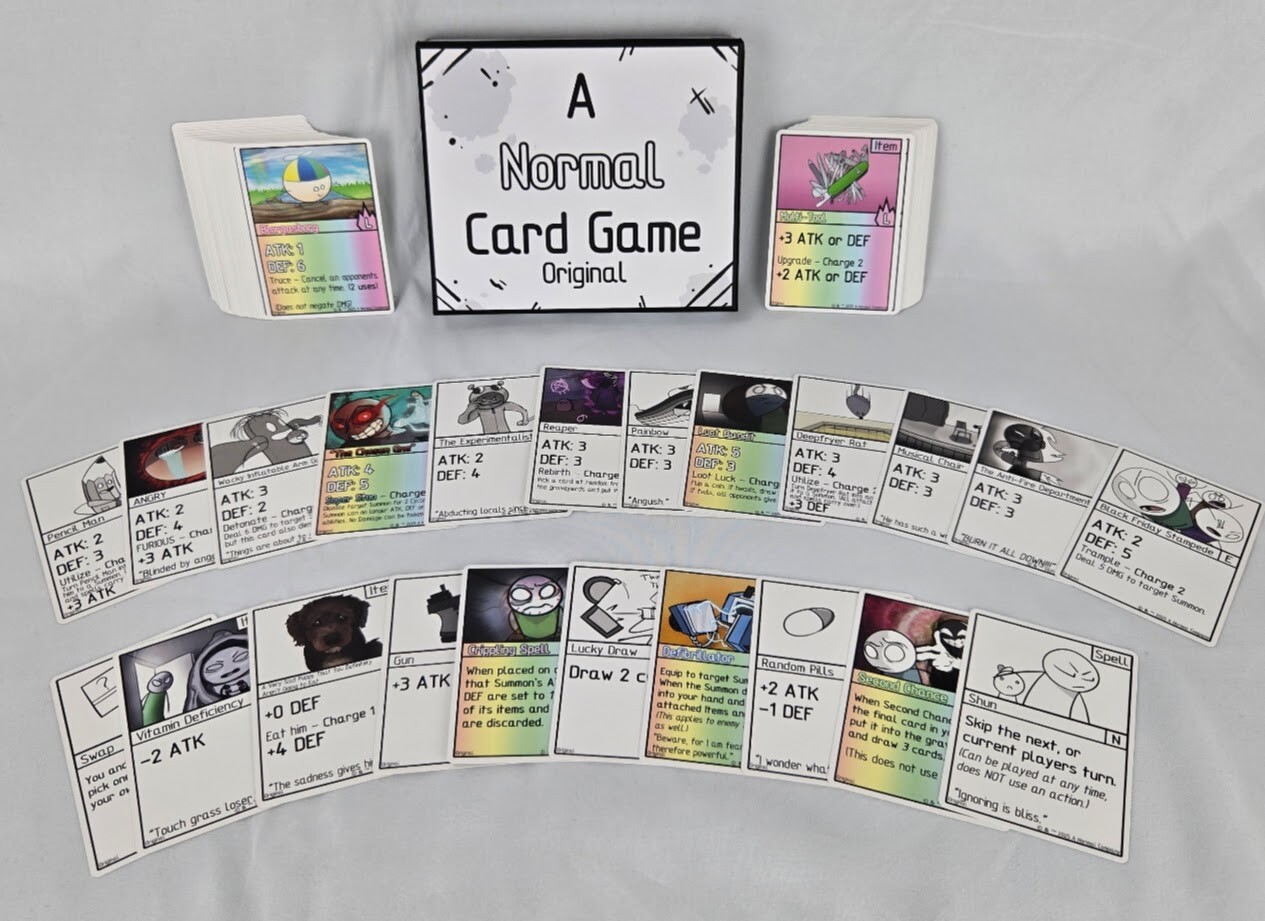 A Normal Card Game Set Strategic Turn Based Combat Party-Like Twists Family Fun!