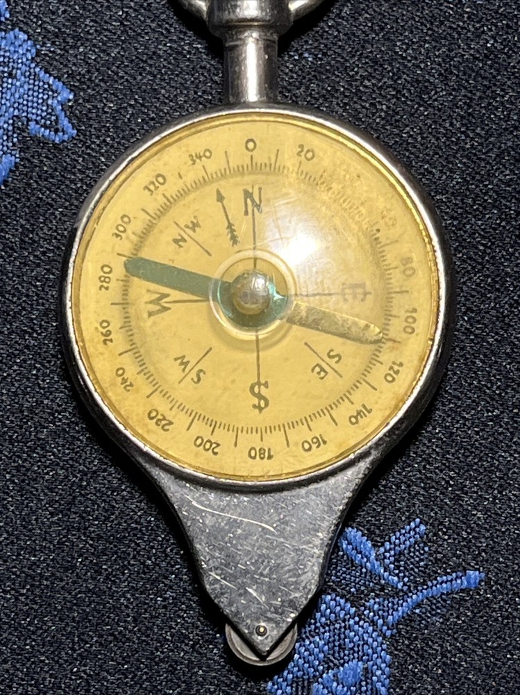 Cutiecut Germany Compass & Nautical Miles Measuring Device & Leather Case