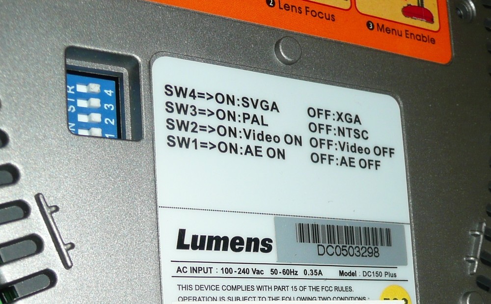 Lumens DC150 Plus Digital Presenter - USB Document camera