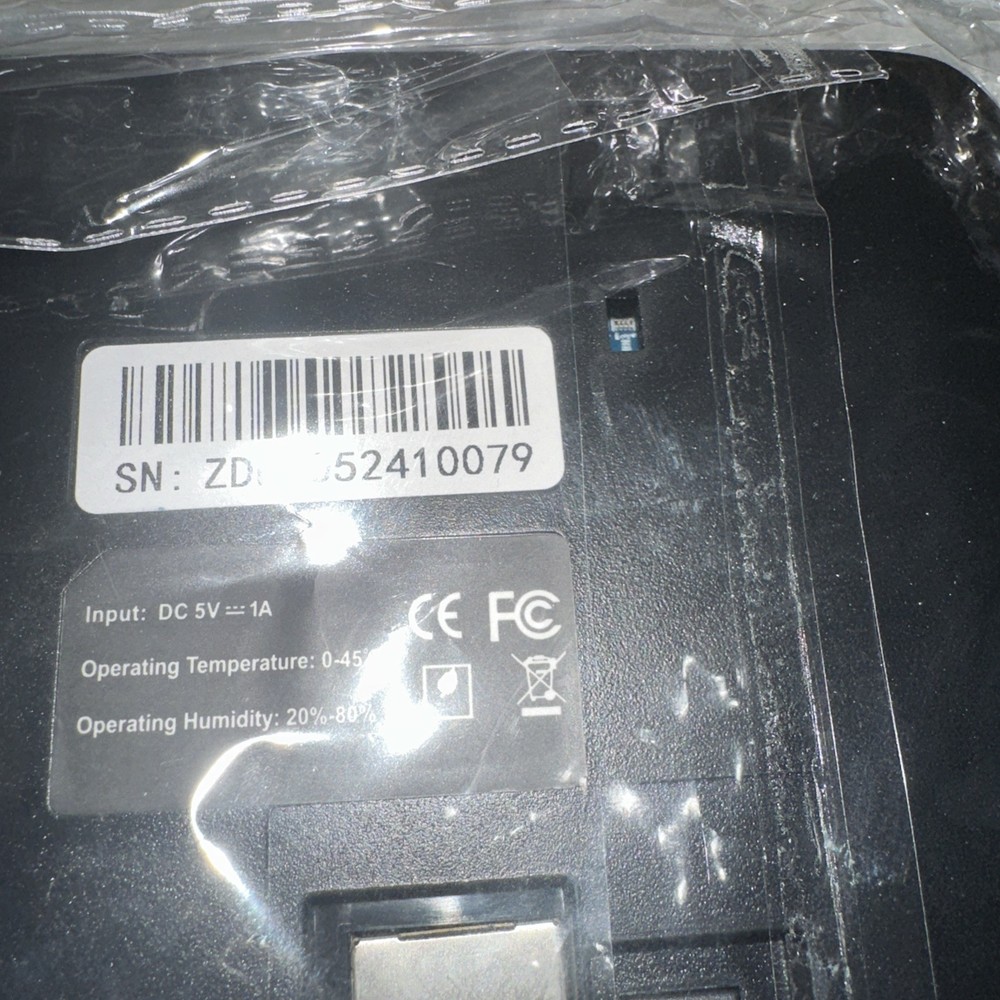 Time Systems Fingerprint Scanner Time Clock New damaged Box