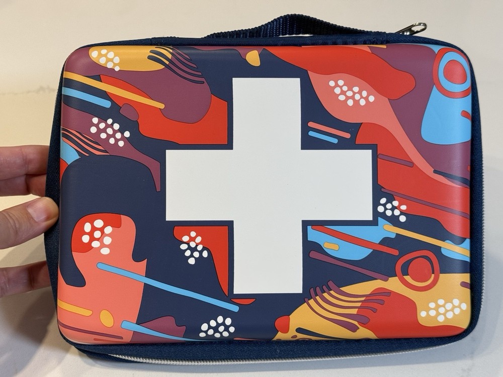 First Aid Kit Zipper Case by Johnson and Johnson - New - Empty Case