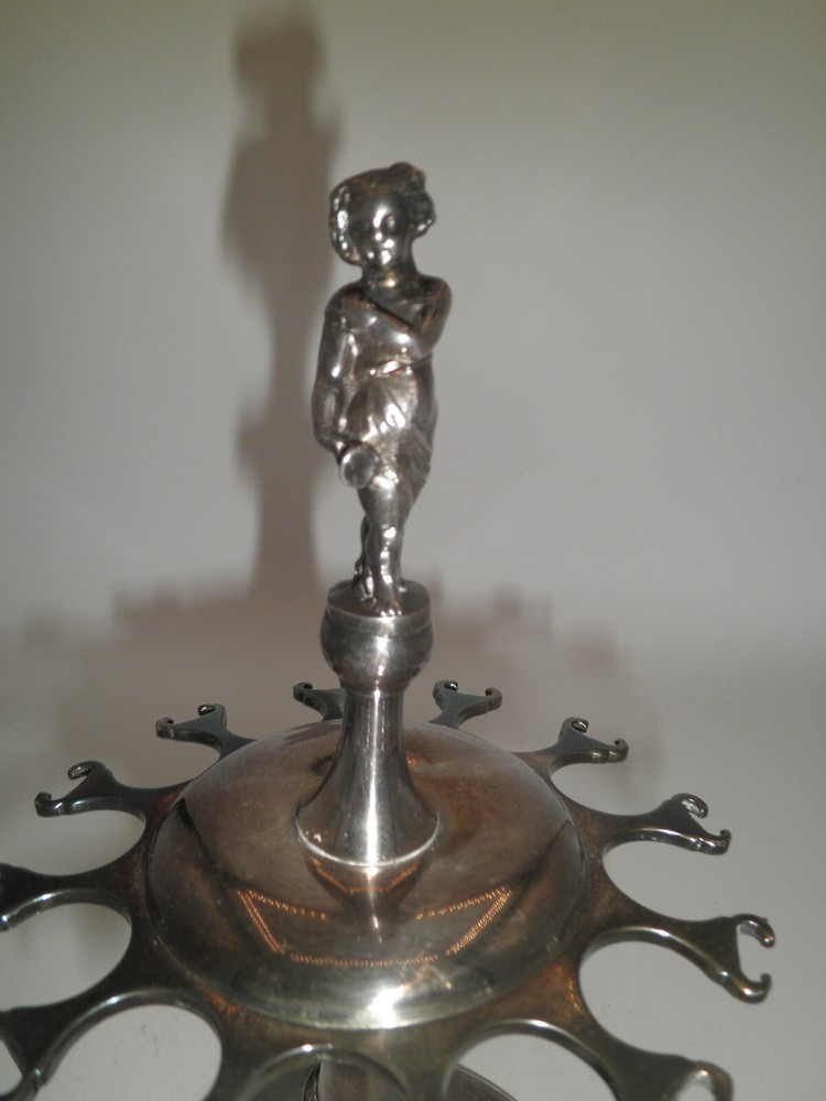 Simpson Hall Miller spooner spoon spreader holder Grecian figure