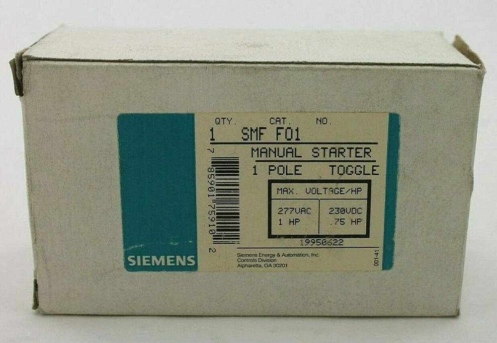 Siemens SMFF01 Manual Starter