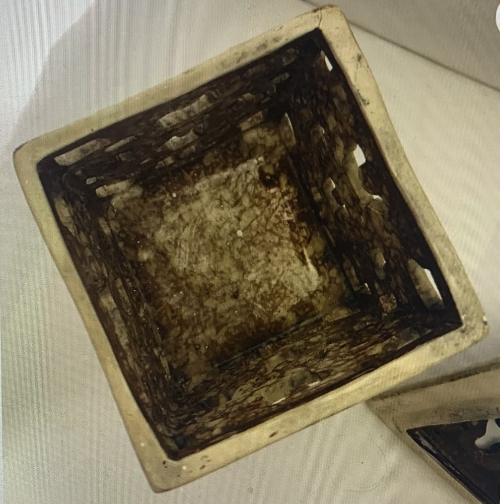 Ceramic Candle Holder 8.5" High