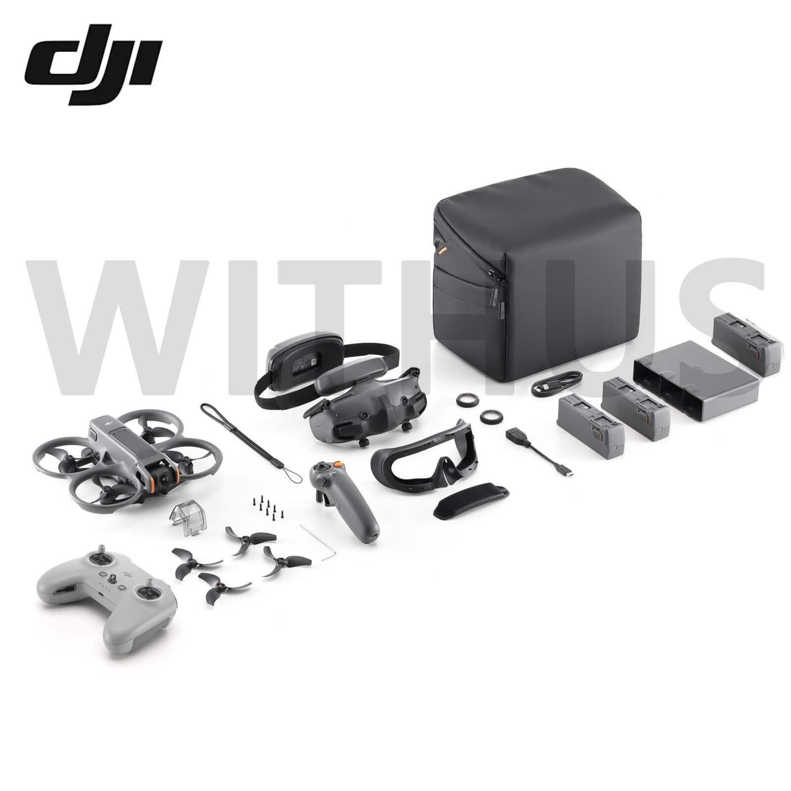 DJI Avata 2 Fly More Combo Camera Drone + FPV Controller 3+RC Motio 3+Goggles 3