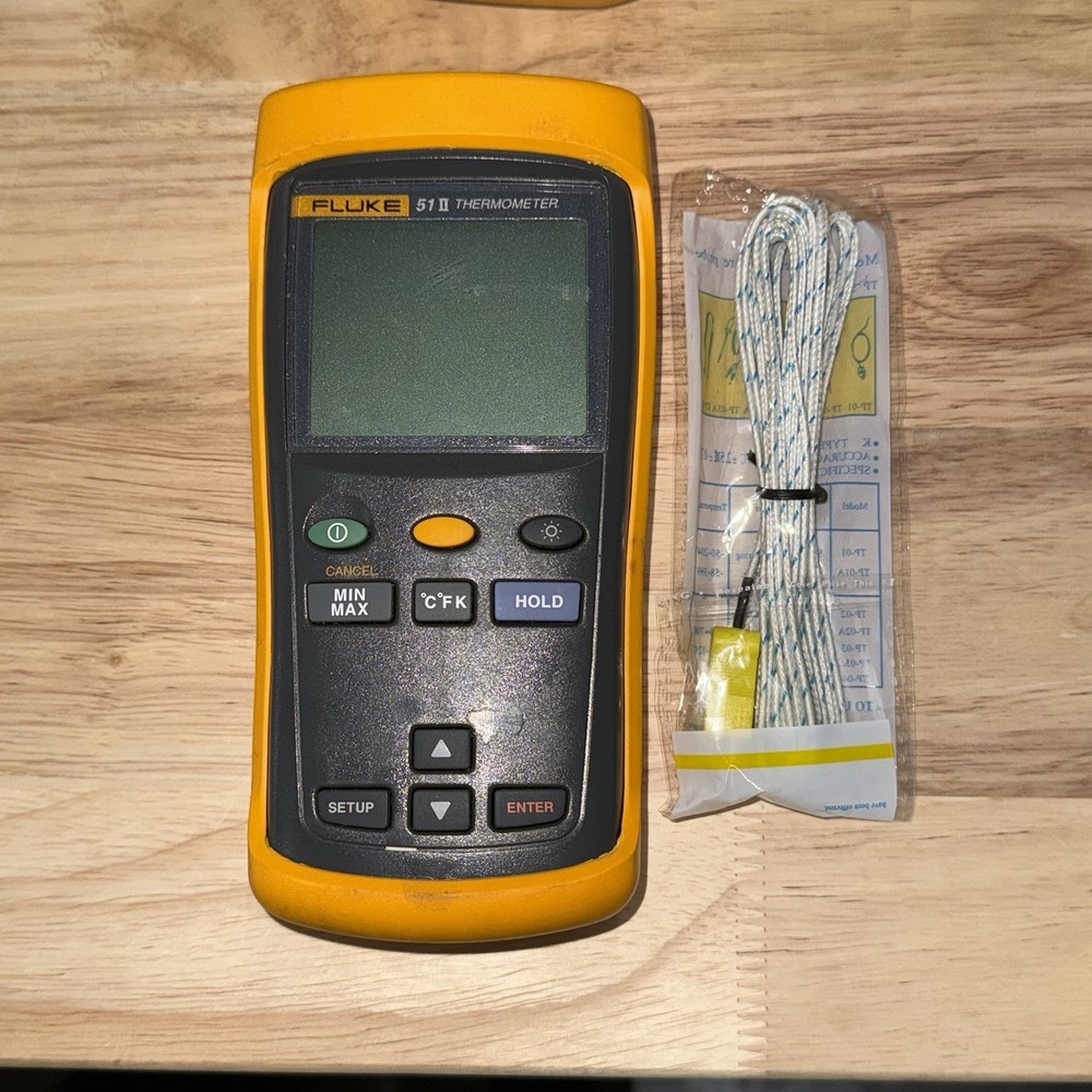 Fluke 51 II Single Input Digital Thermometer - Tested