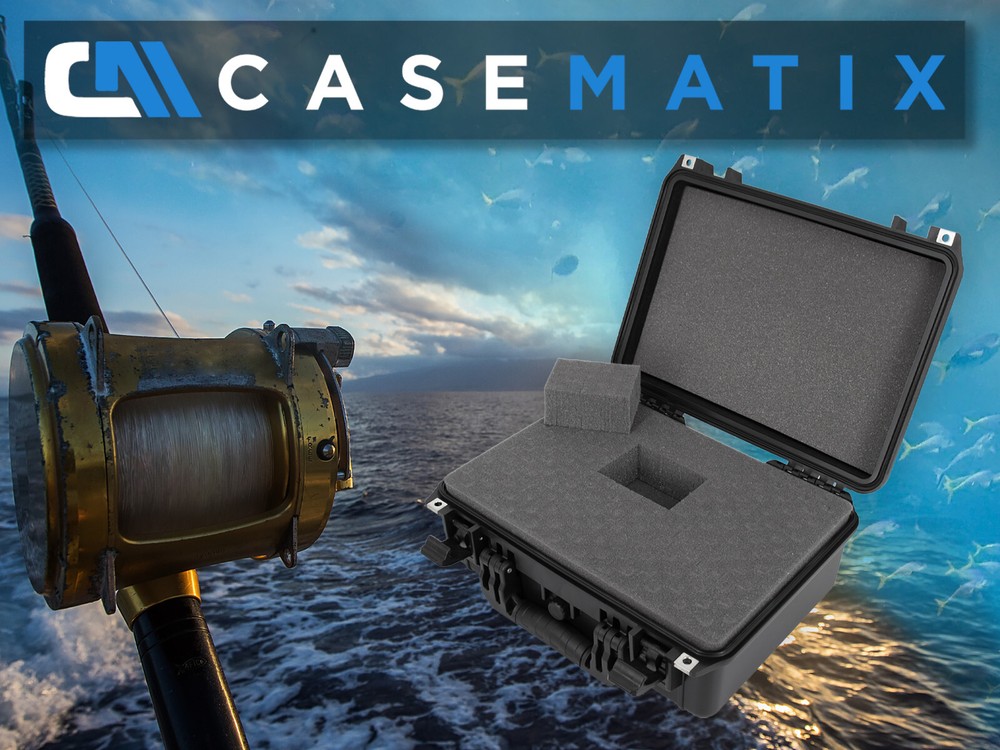 CASEMATIX Waterproof Marine Electronics Fish Finder Case - Includes Case Only