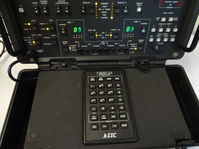 T-BERD 224 TTC ACTERNA JDSU PCM TESTER ANALYZER