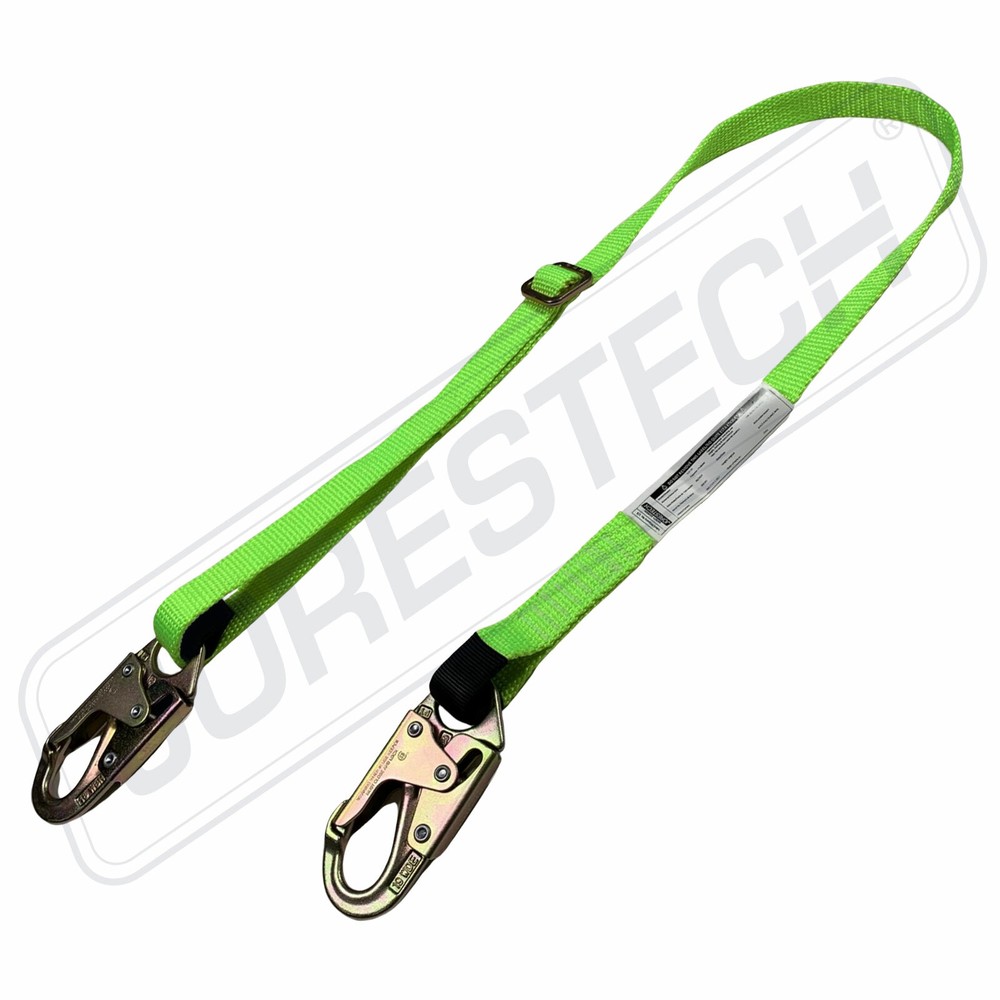 Adjustable 4 – 6 ft Non-Shock Absorbing Fall Protection Snap Hooks JORESTECH