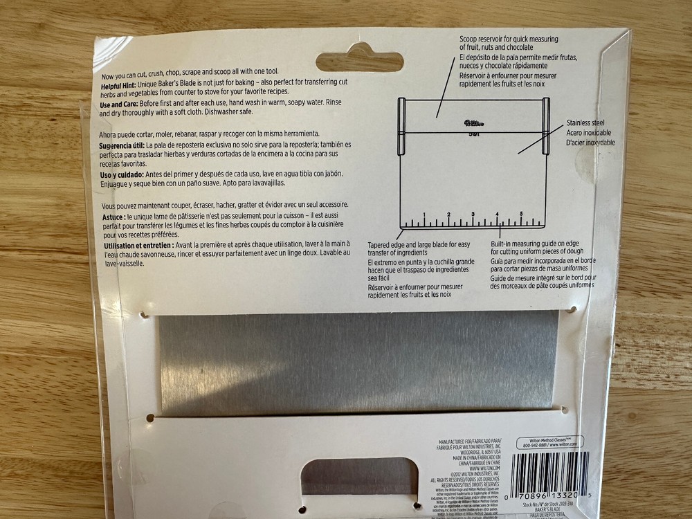 Wilton Cake Baking Baker Blade