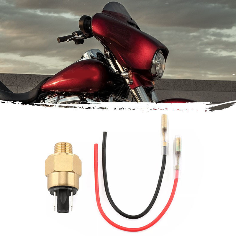 Hydraulic Brake Stop Light Switch w/ Cable Replacement Fits for Harley Davidson