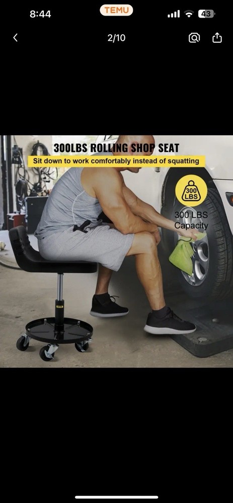 Mechanic Shop Stool