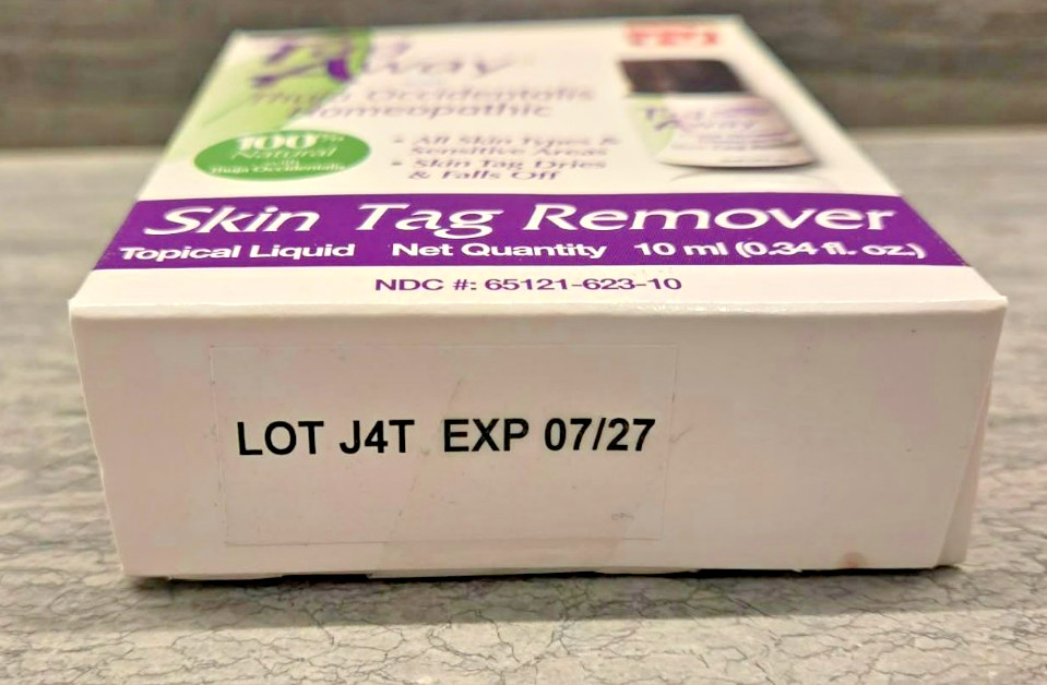 Tag Away 10ml (0.34 fl. oz.) Skin Tag Remover - Exp 07/27 - As Seen On TV!