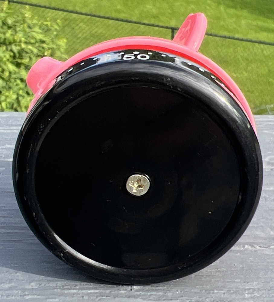 Cute Bright Pink Pig 60 Minute Kitchen Timer