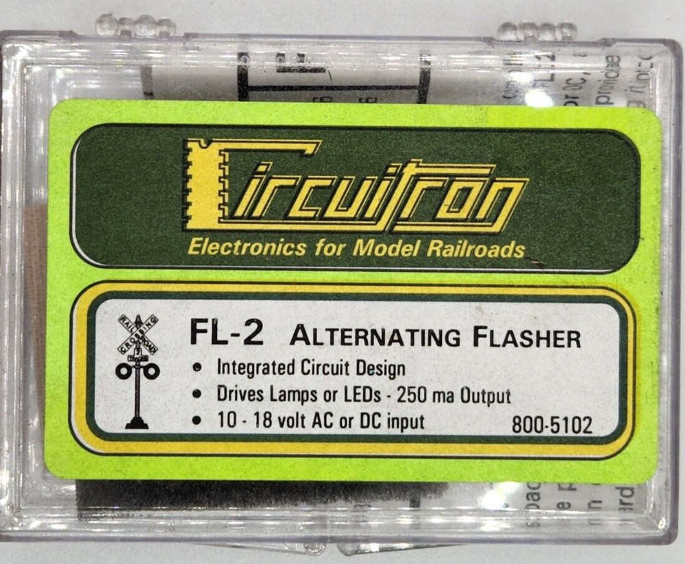 CIRCUITRON 800-5102, FL-2 Alternating Flasher, NEW