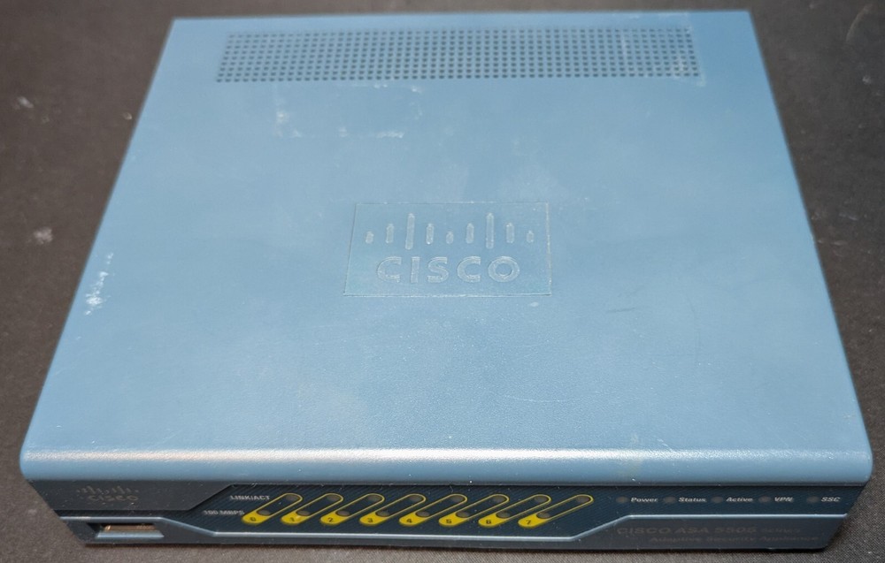 Cisco ASA 5505 Fast Ethernet Firewall Security Appliance