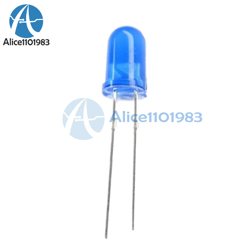 100Pcs LED 5MM BLUE COLOR BLUE LIGHT Super Bright