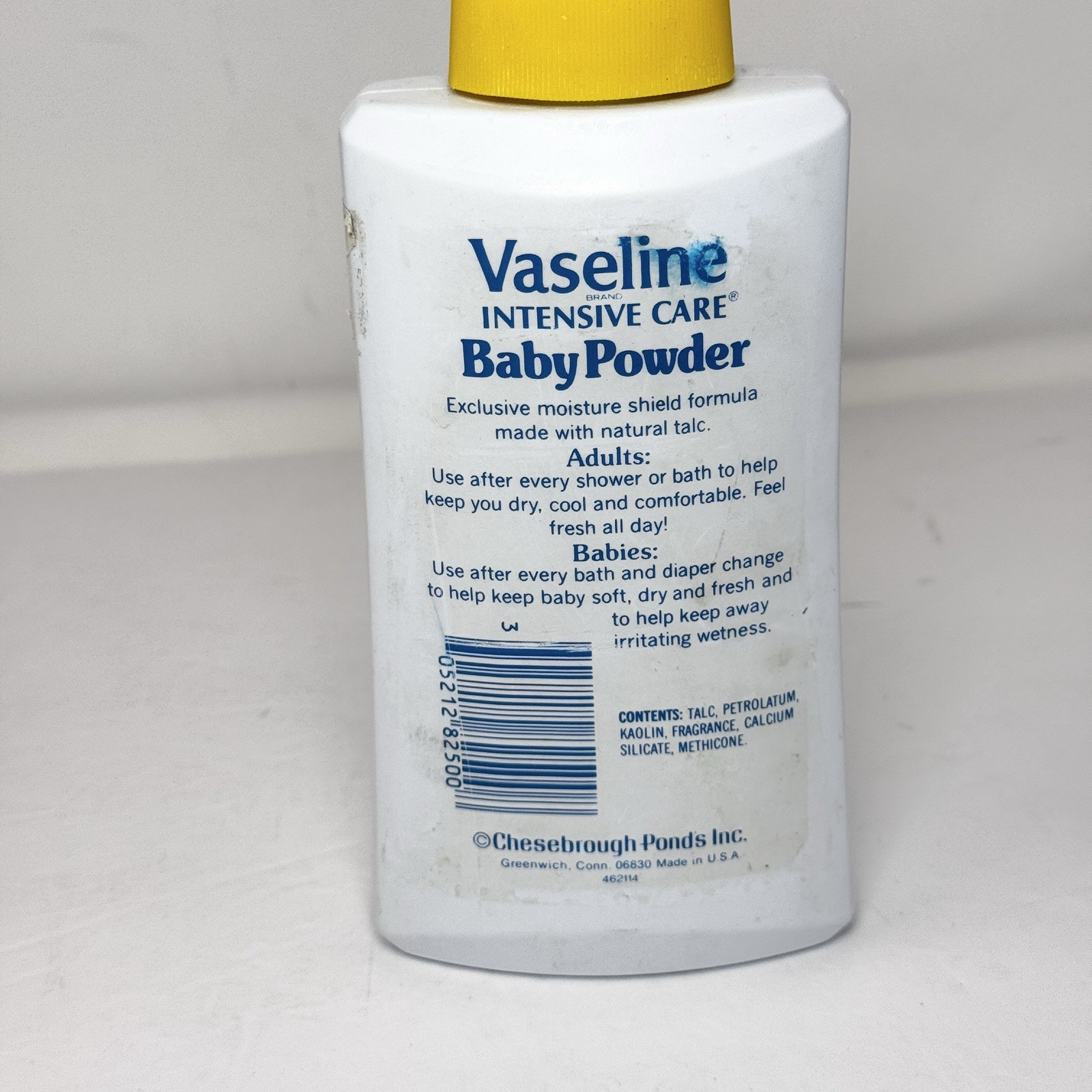 Vintage Vaseline Intensive Care Baby Powder 9 oz Talc Movie Prop 75% Full