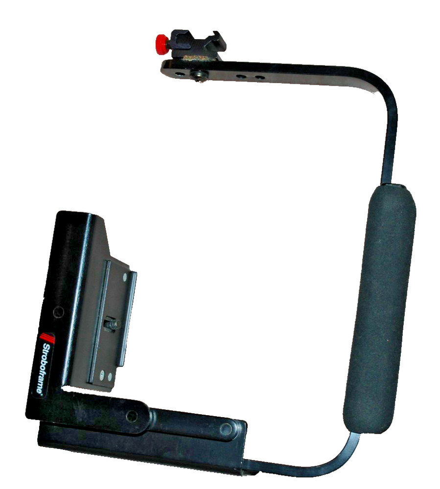 Vintage Stroboframe Flash Bracket for Handheld Camera