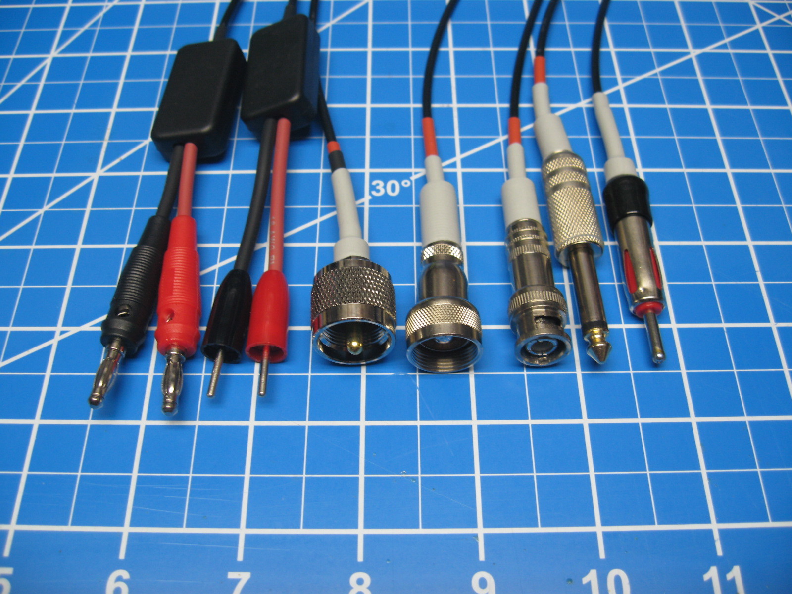Custom Shielded Test Lead - for Vintage Test Gear - Oscilloscopes/VOM's/Etc..