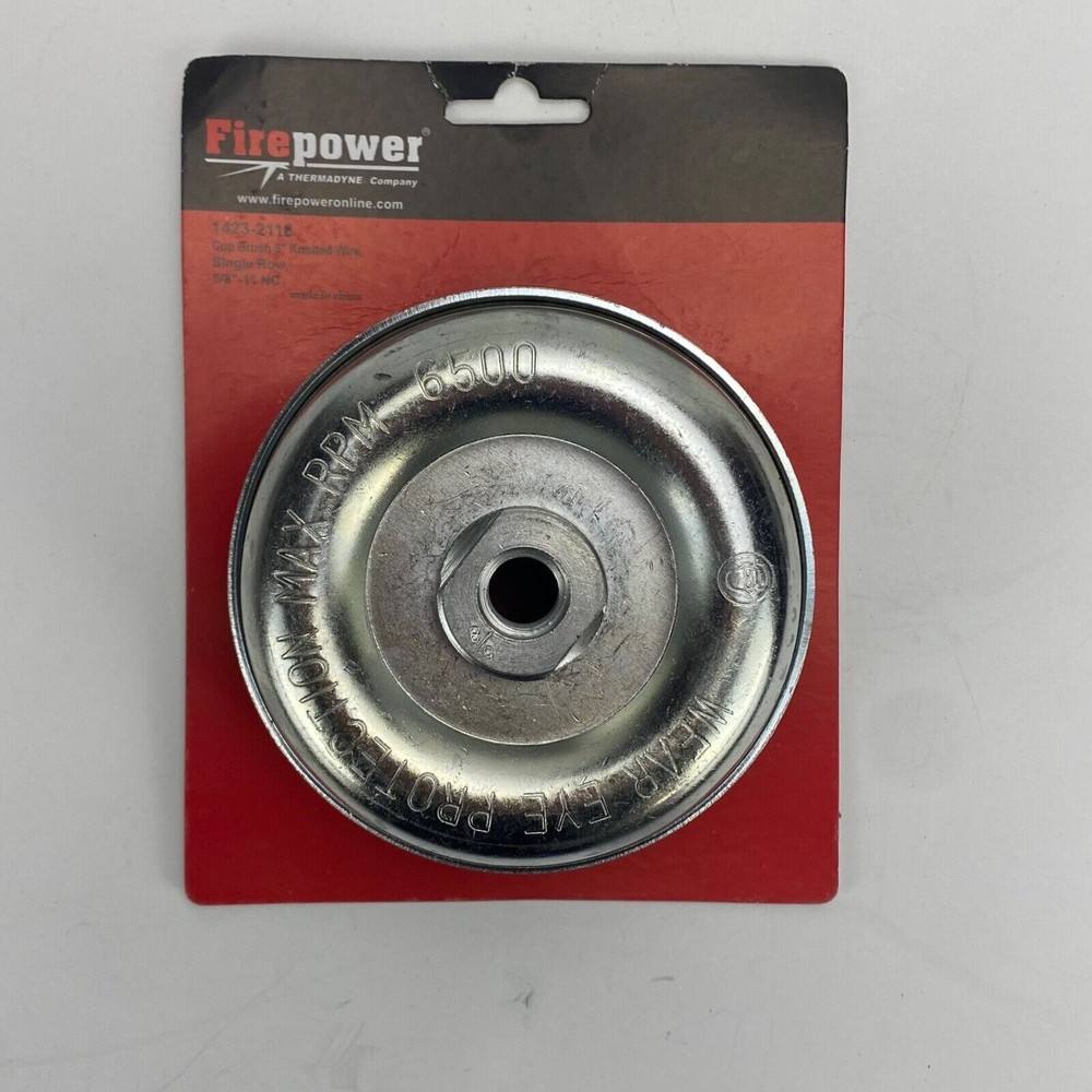 Firepower 1423-2116 6" Knotted Wire Cup Brush